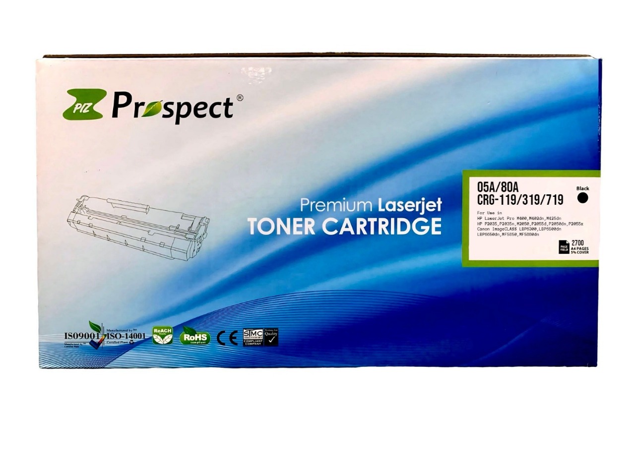 Prospect Black 05A/80A Premium LaserJet China Toner Cartridge
