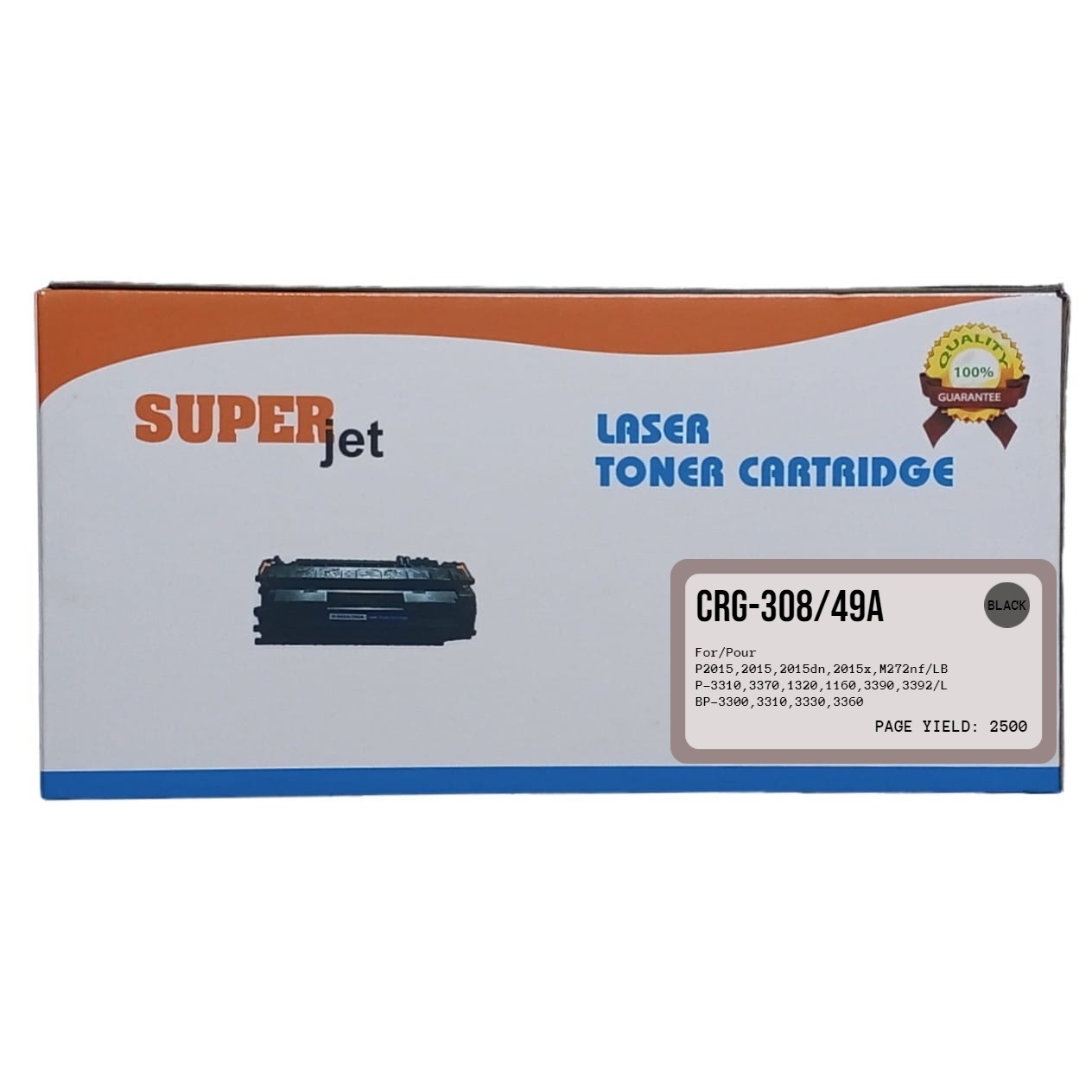 SuperJet 49A Black LaserJet Toner Cartridge